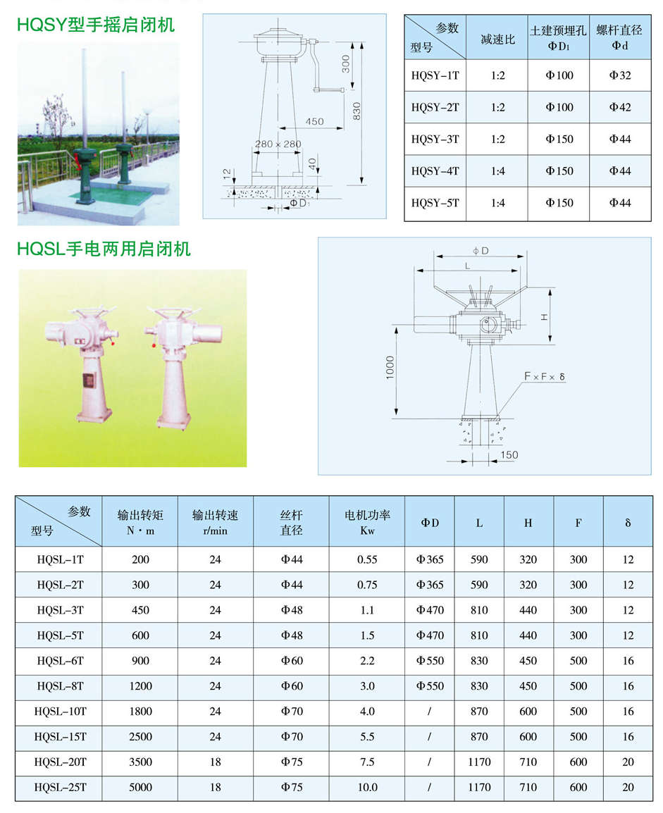 HQS型启闭机